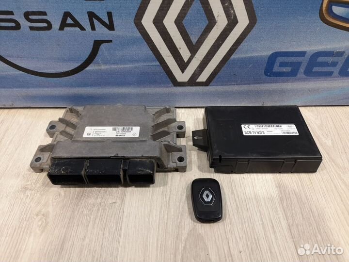 Эбу комплект Renault logan 2