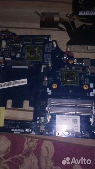 Разобранный ноутбук
