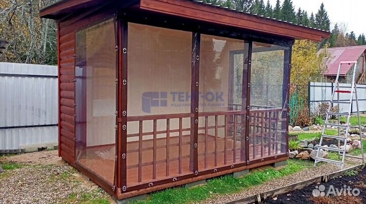 Жидкие окна для беседки