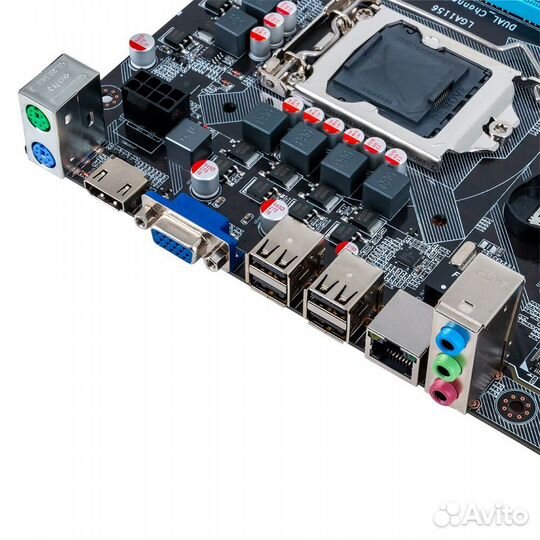 Материнская плата H55 LGA 1156 DDR3 16гб Micro-ATX