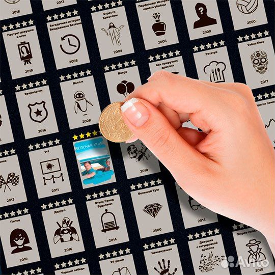 Скретч постер