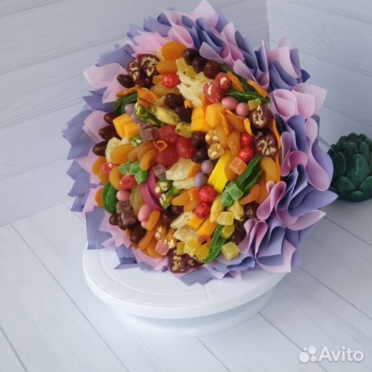 Съедобные букеты из сухофруктов