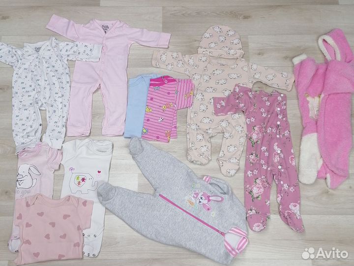 Одежда пакетом на девочку (62-68)