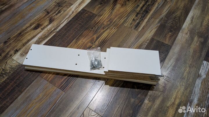 Полка-транформер, белая матовая, 164*57*15