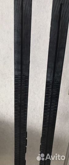 Беговые лыжи (150 см) с креплением автомат