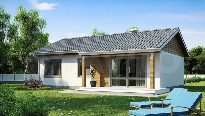 Дом 86,2 м² на участке 6 сот.