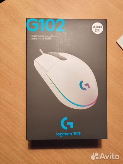 Игровая мышь logitech g102 новая