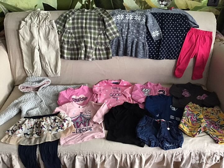 Пакет одежды осень на девочку 1 год