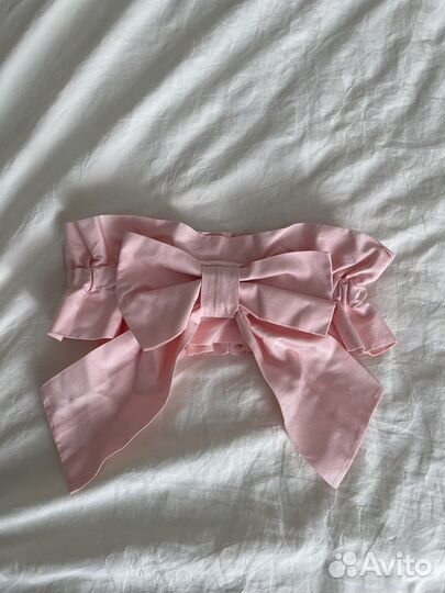 Бант на резинке на выписку