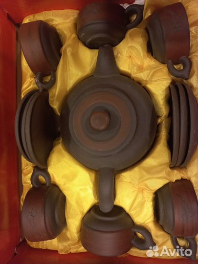 Глиняный набор для чайной церемонии новый