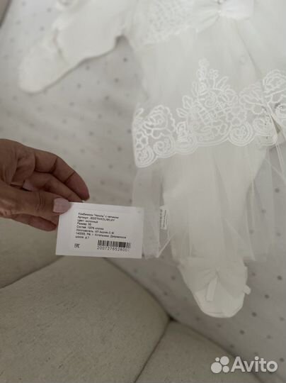 Комплект на выписку для новорожденной р50 56