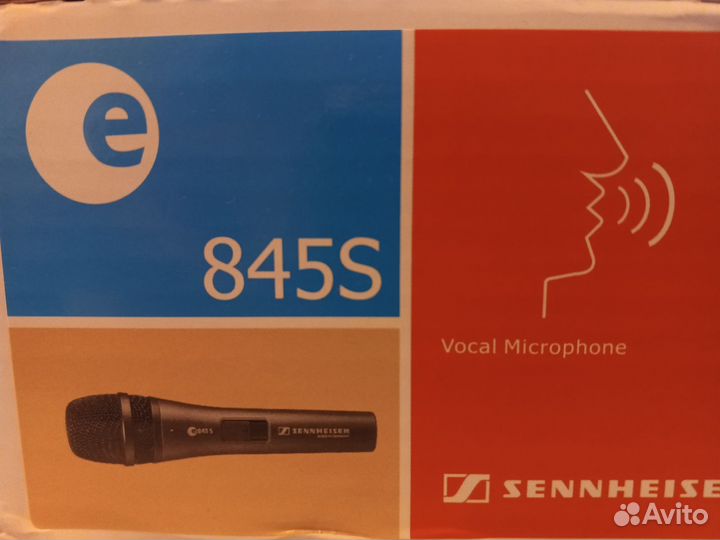 Описание E 845s Микрофон динамический, Sennheiser