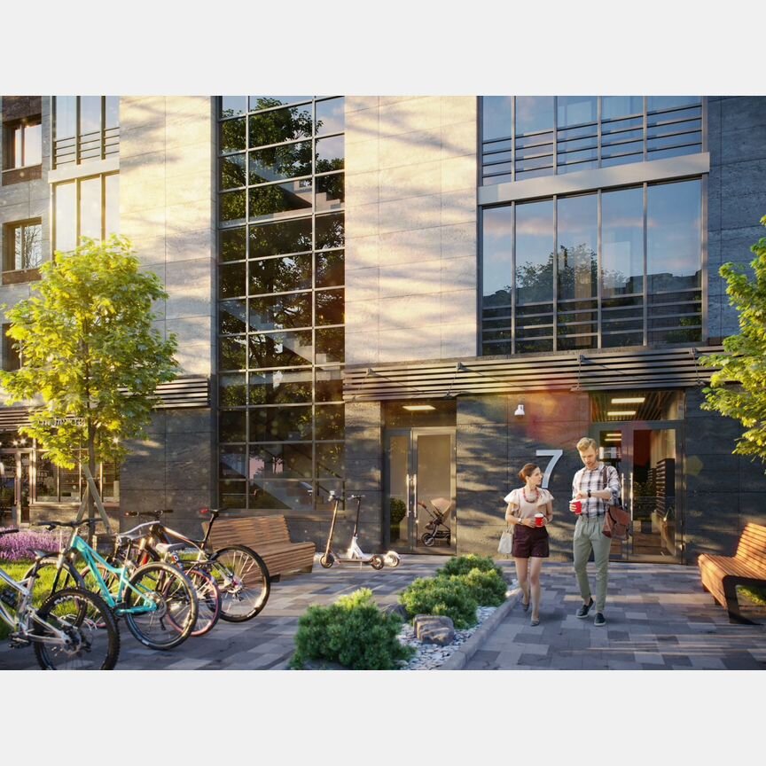 2-к. квартира, 58,7 м², 10/12 эт.