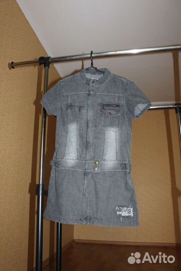 Платье джинсовое