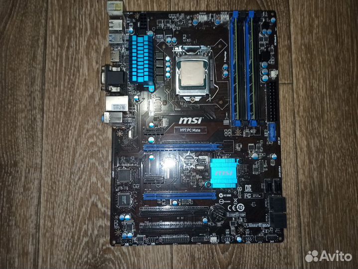 Комплект I7 4770 MSI H97 16GB озу