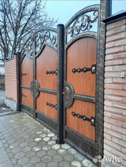 Кованый навес