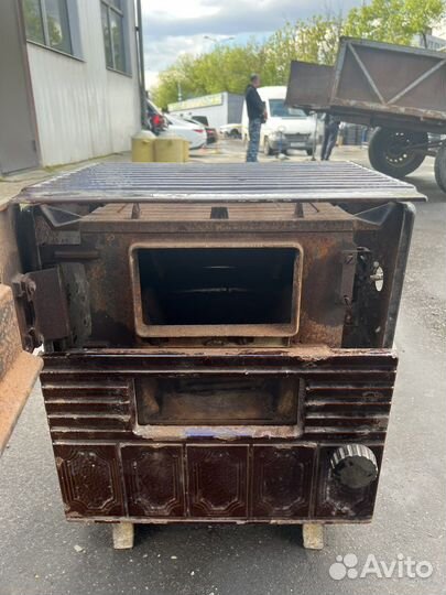 Печка буржуйка СССР чугунная