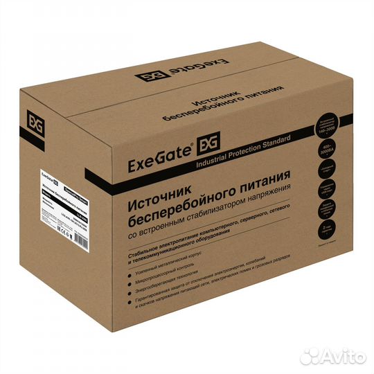 Ибп ExeGate SpecialPro Smart LLB-2000.LCD.AVR.1SH
