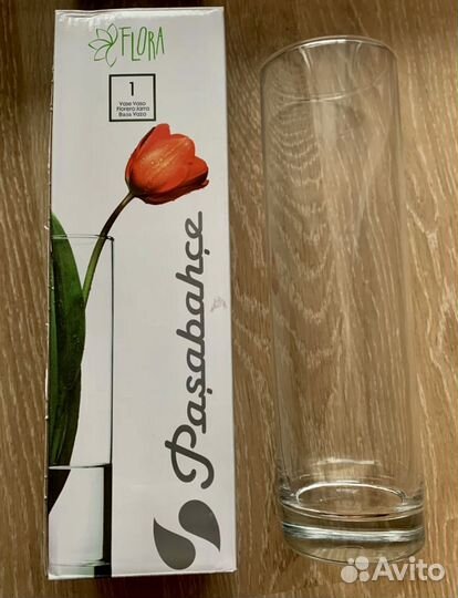 Ваза стеклянная Pasabakce