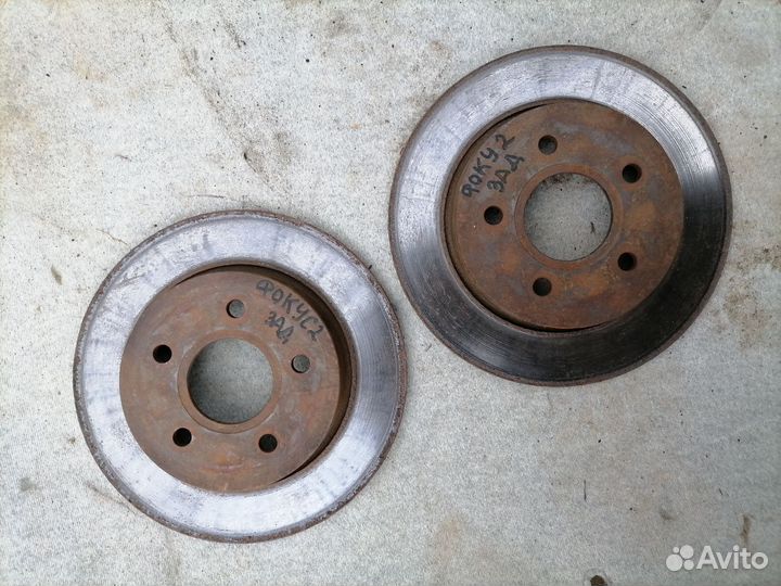 Диск тормозной задний для Ford Focus II 2008-2011
