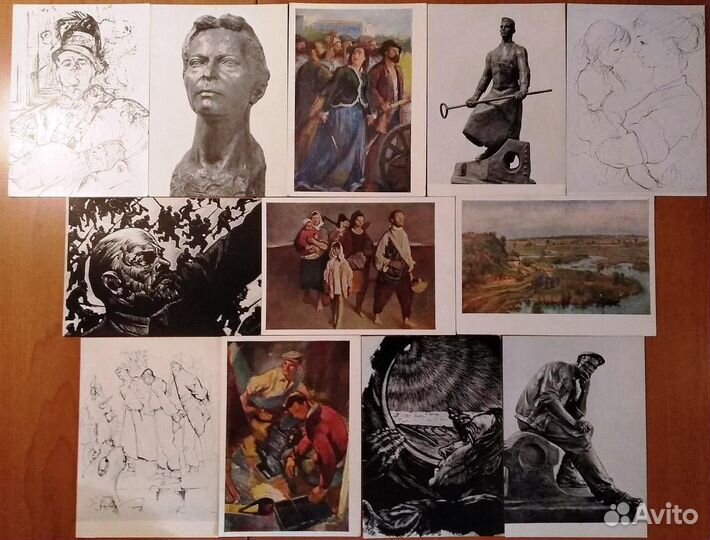 Набор открыток СССР, Искусство Румынии