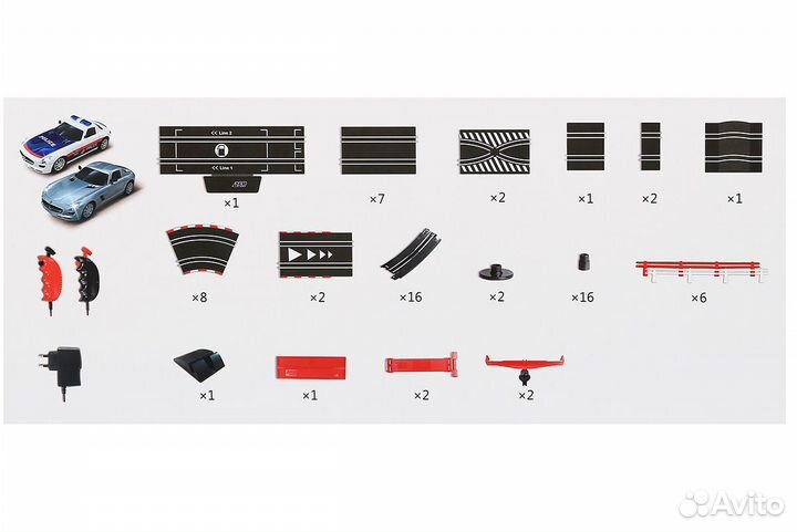 Гоночный трек с машинками