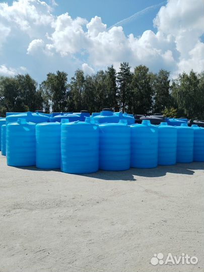 Емкость пластиковая 10 м3 для сыпучих продуктов (в