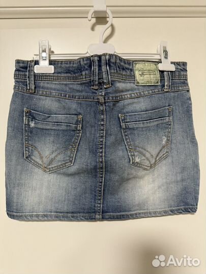 Джинсовая юбка stradivarius (S)