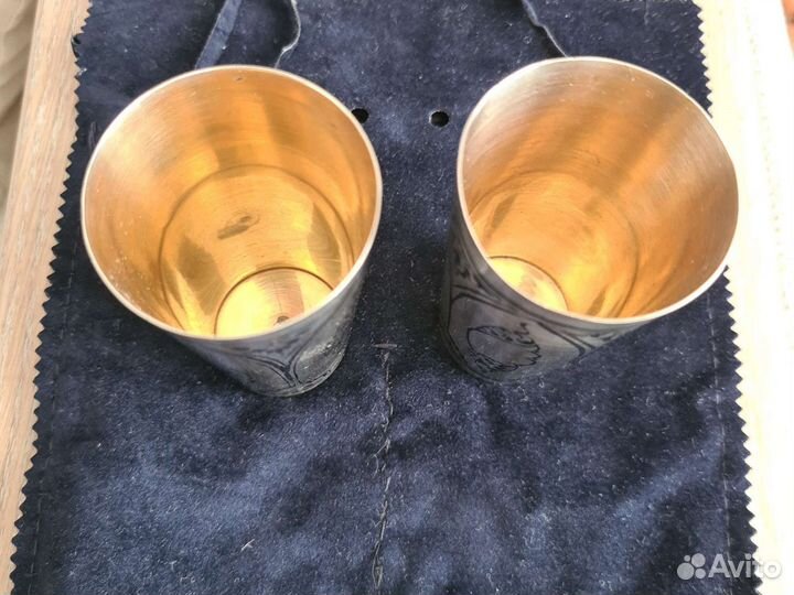 Стопки серебряные Кубачи СССР