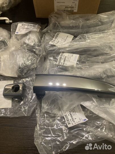 Ручки дверей Chevrolet Aveo T300 хром