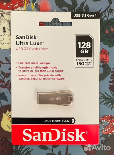 USB-флешка SanDisk 128GB Ultra Luxe USB 3.1