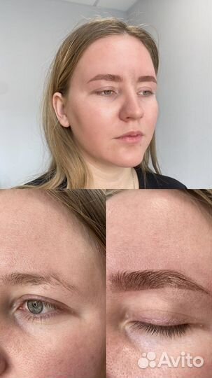 Окрашивание бровей/Ламинирование бровей