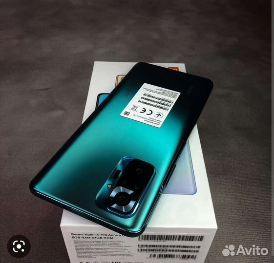 Xiaomi Redmi Note 10 Pro,64Gb, 108Mpx, Green Новый