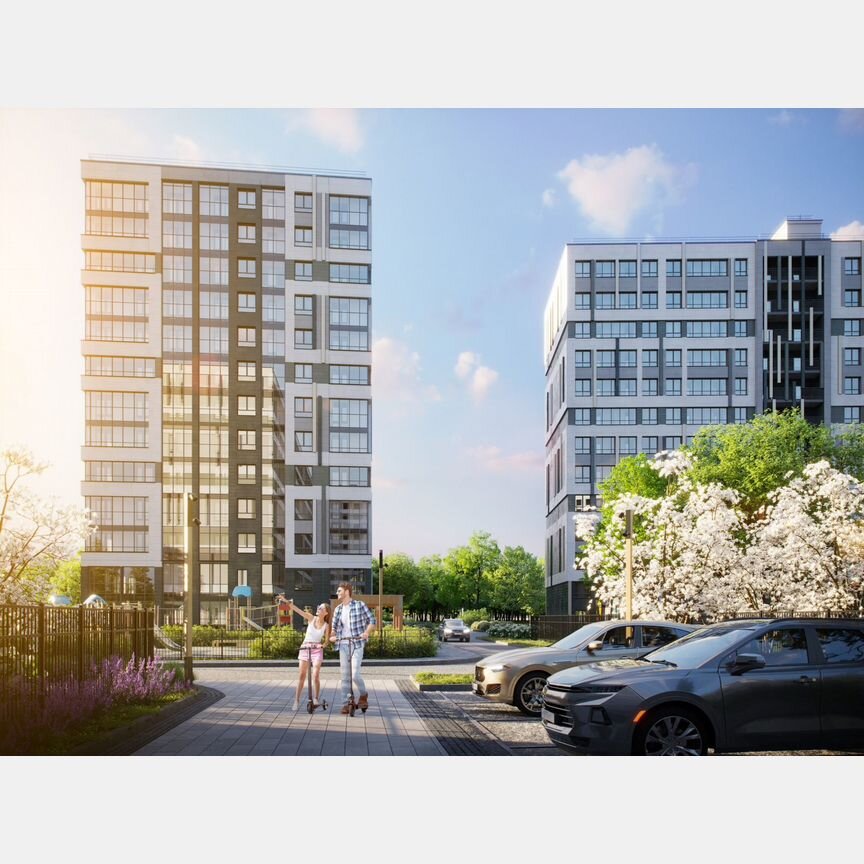 3-к. квартира, 84,9 м², 2/13 эт.