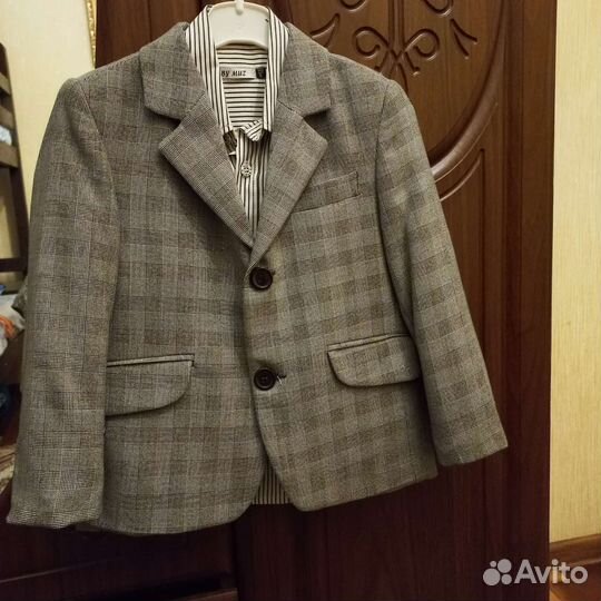Пиджак детский для мальчика 110см