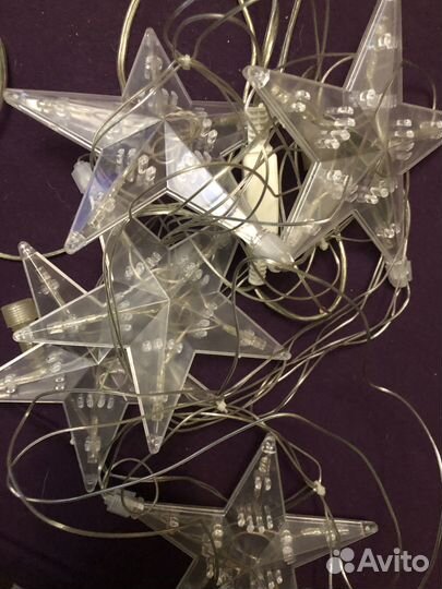 Гирлянда большие звезды IKEA