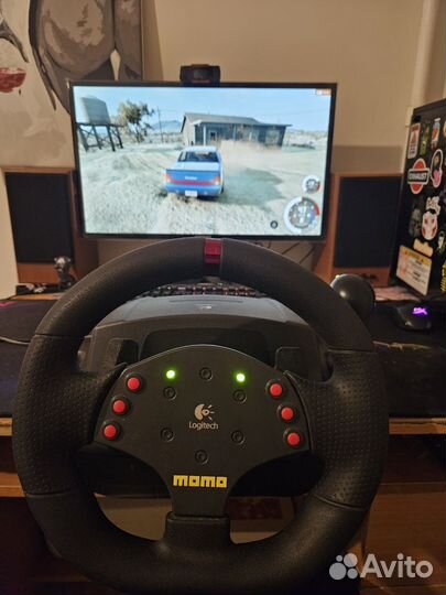 Руль logitech momo racing