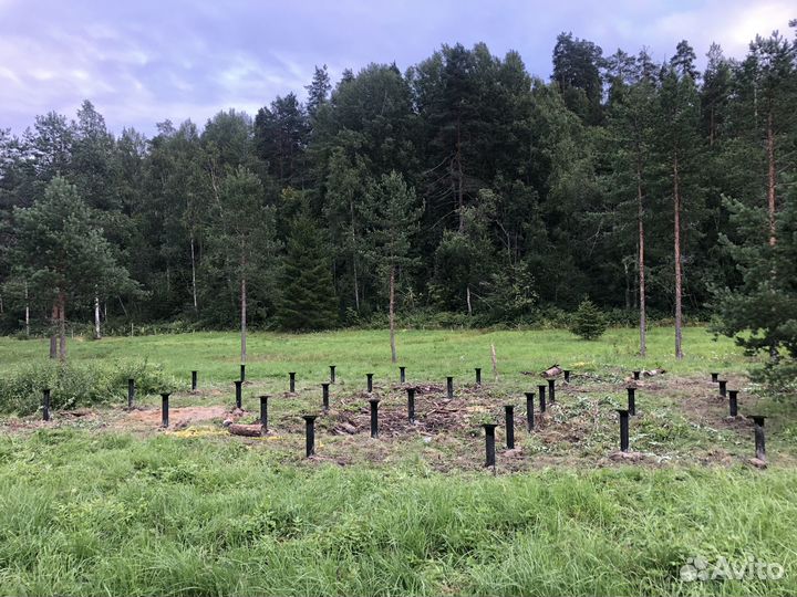 Ручной и механический монтаж сваи