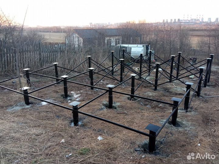 Монтаж винтовых свай под ключ