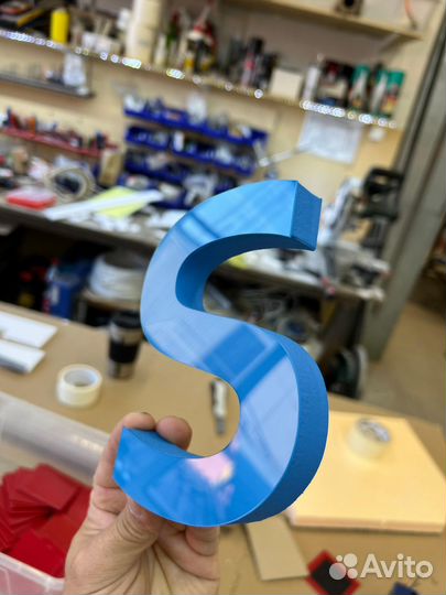 Буквы из пеноплекска, вывеска из пеноплекса