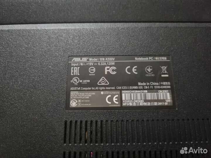 Asus K550V