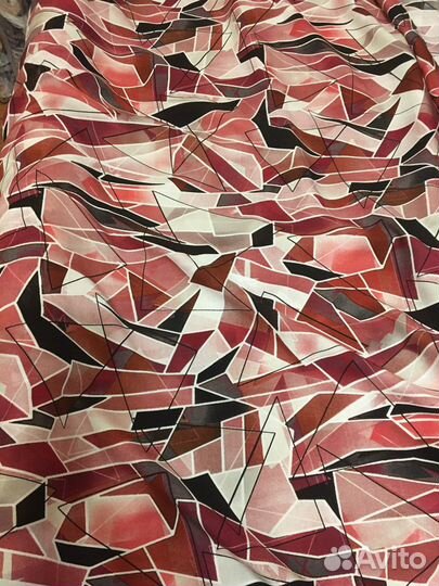 Ткань штапель принт (на рулон и на отрез)