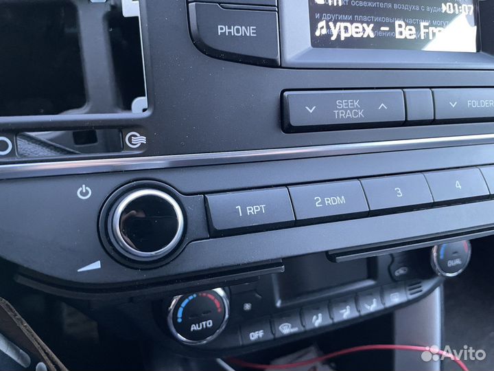 Штатная магнитола на hyundai elantra 6