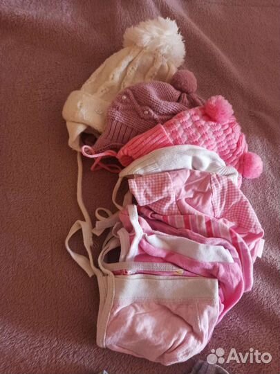 Одежда пакетом на девочку от 0 до полугода