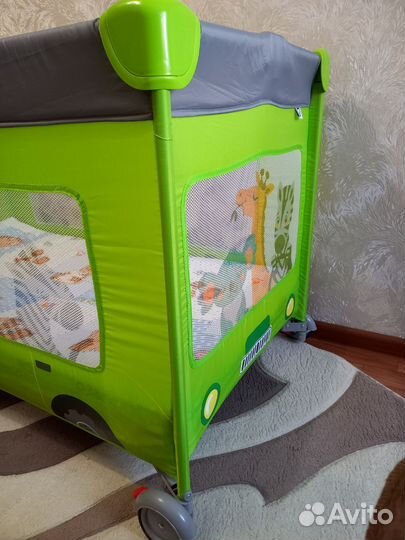 Детская кровать манеж с матрасом