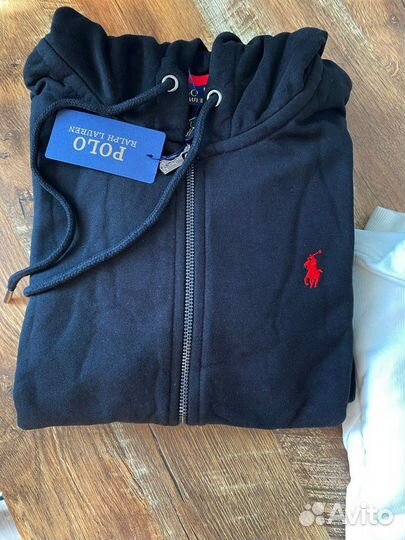 Зип худи мужское polo ralph lauren