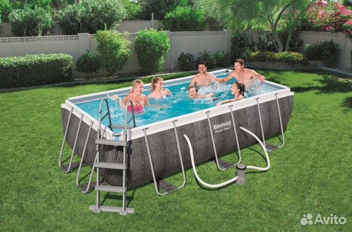 Бассейн каркасный 412х201х122см 56722