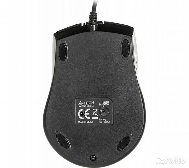 Мышь A4Tech V-Track Padless N-600X, черный