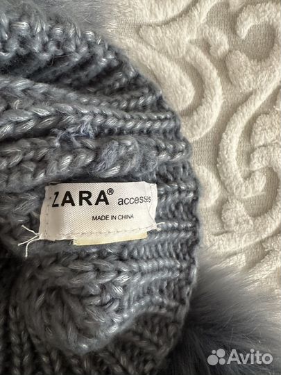 Шапка и снуд для девочки zara