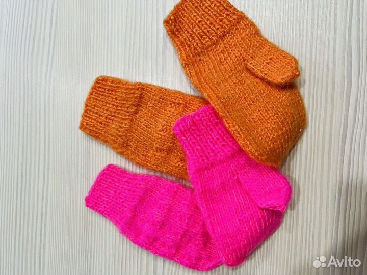 Варежки зимние детские